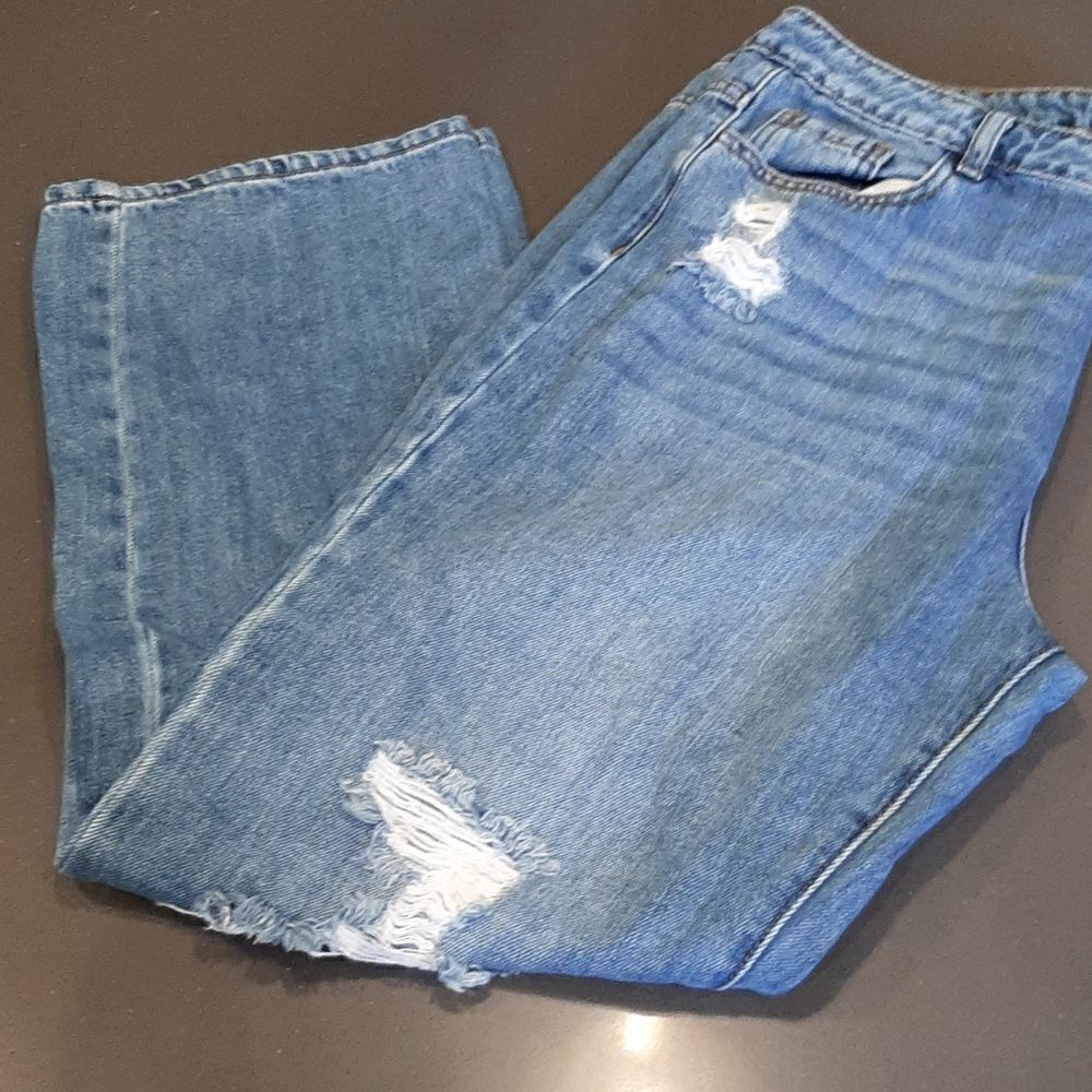 Encore Distressed Jeans Jr sz 15